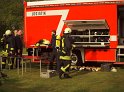 Feuer Lager für Strohballen Koeln Rath Luetzenkirchenerstr P385